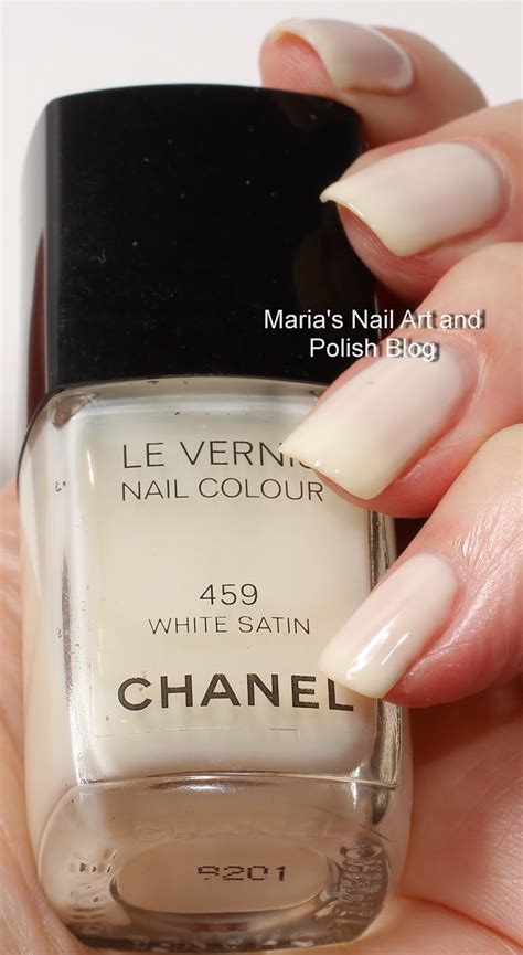 Chanel white satin nail polish